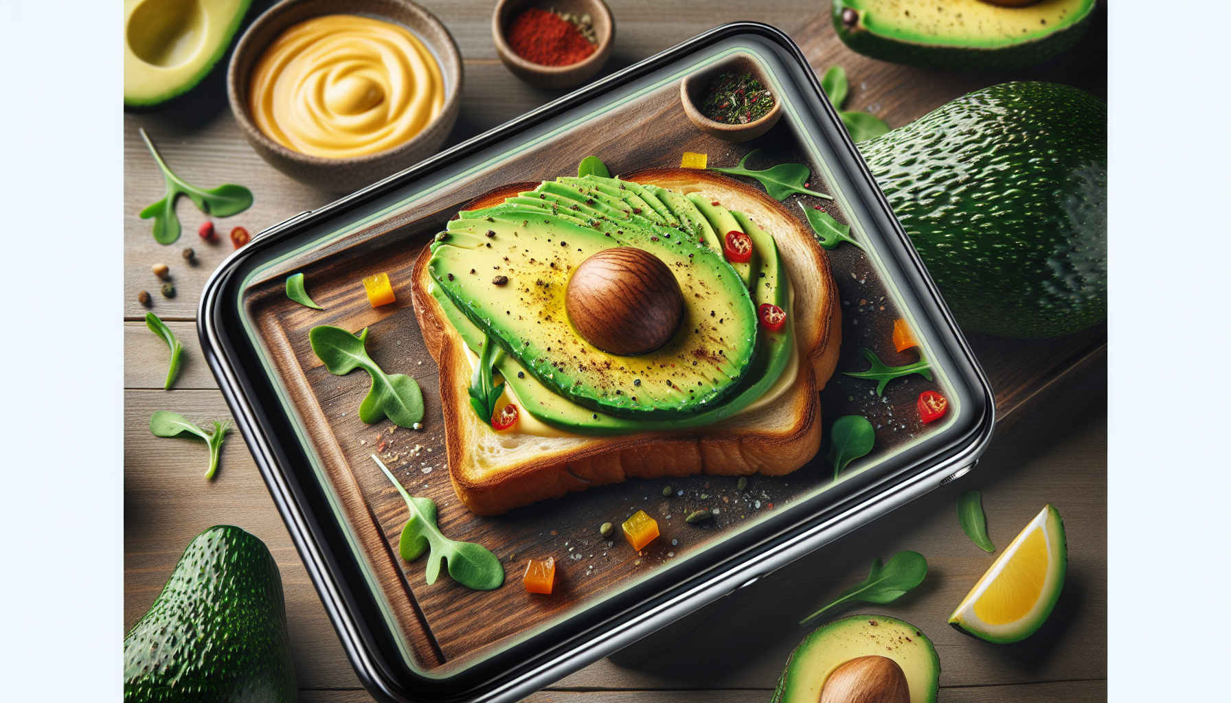 avocado toast ricetta